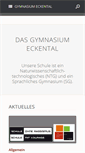 Mobile Screenshot of gymnasium-eckental.de